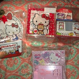 Hello kitty memo set